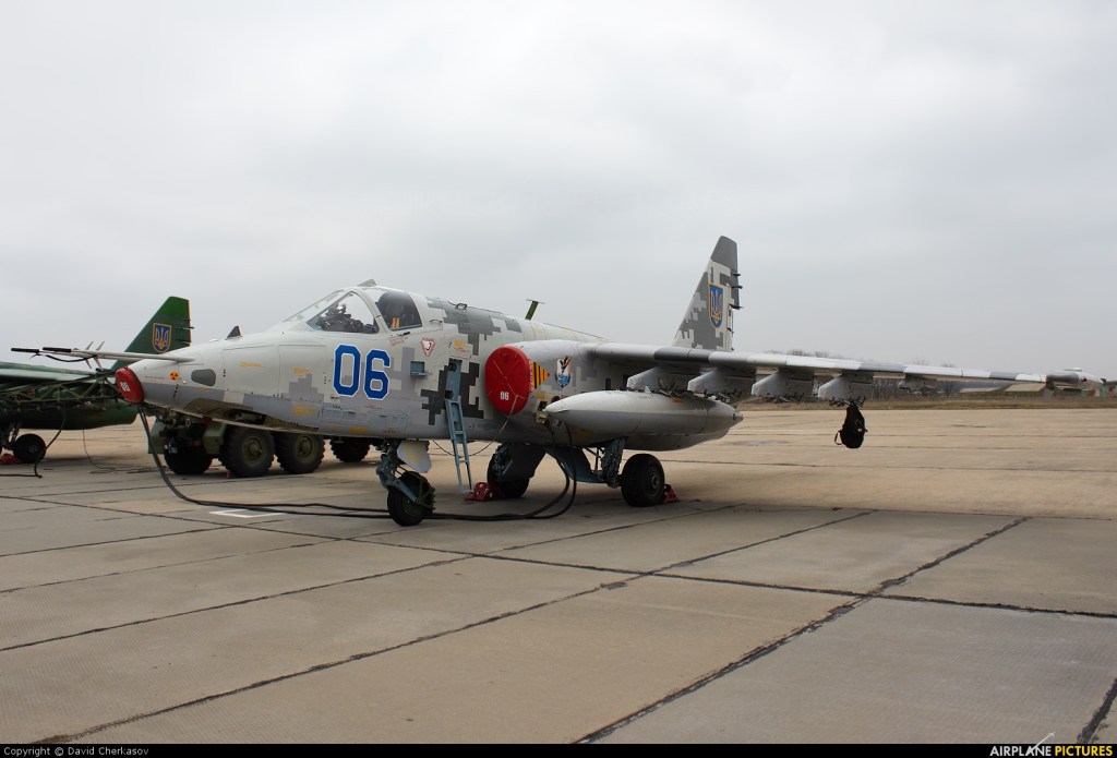 Su-25 de la fuerza aérea ucraniana