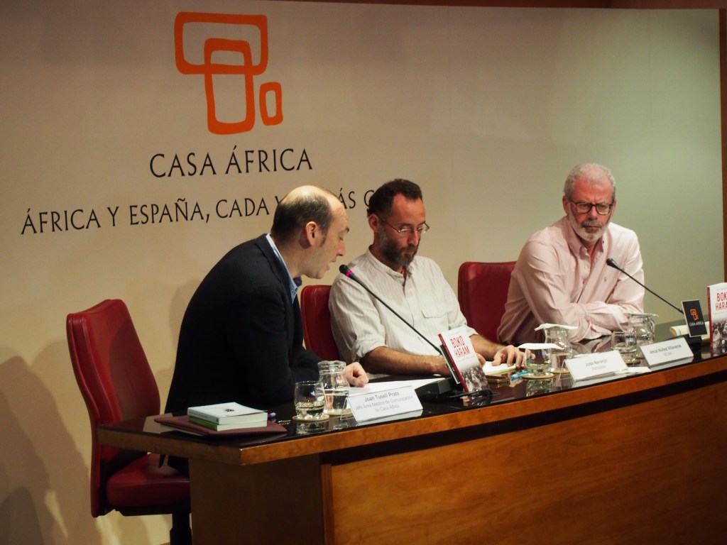 Joan Tusell presenta a Pepe Naranjo y a Jesús Núñez Villaverde