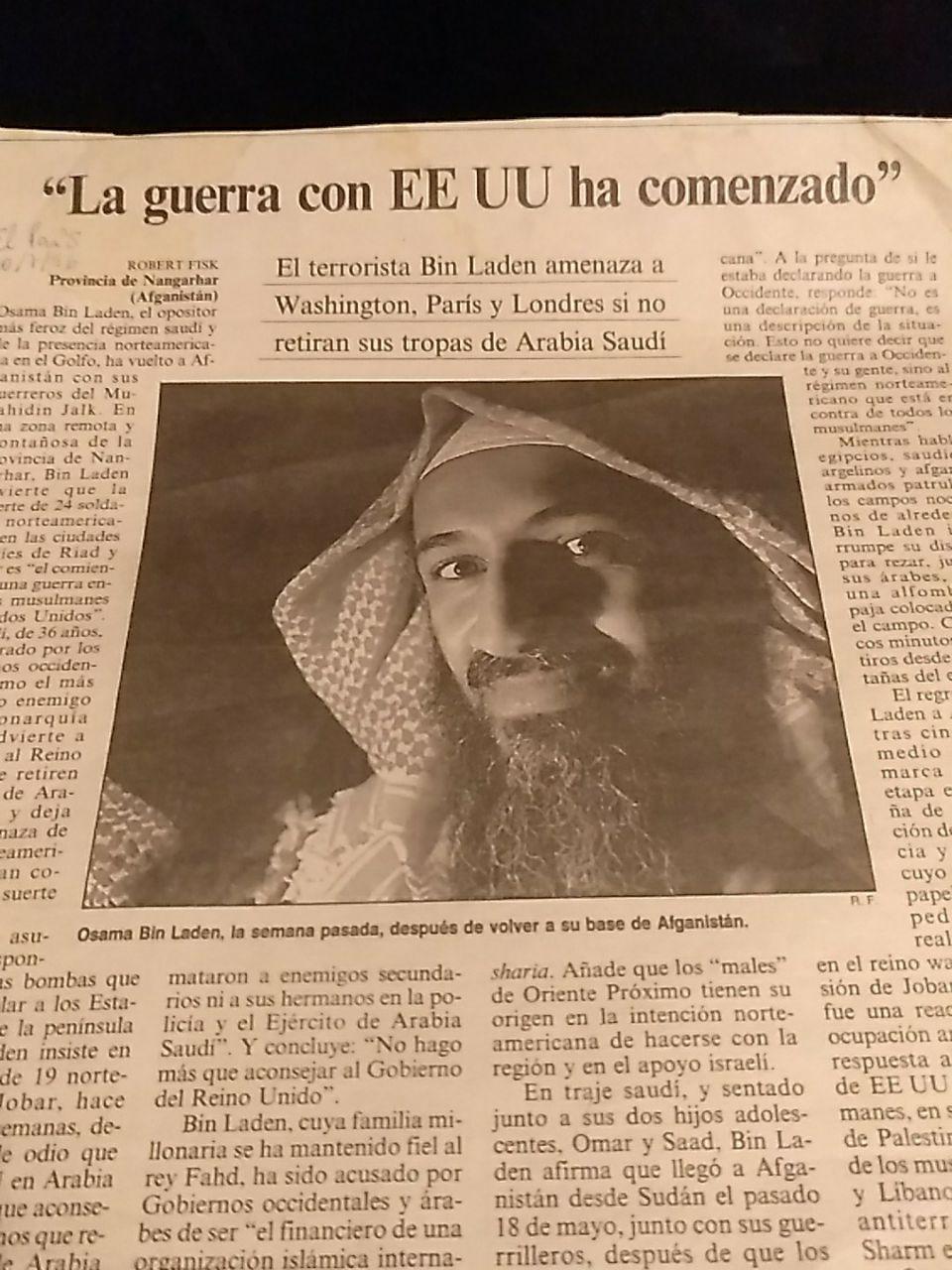 El camino intelectual para anticipar el&nbsp;11-S